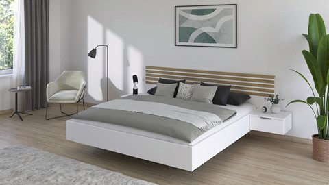 Bed Alva met nachtkastjes Bed Alva met nachtkastjes