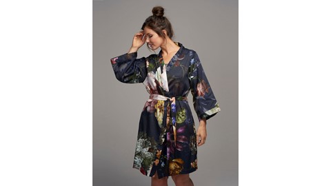 Kimono Fleur XS, blauw
