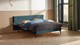 Boxspring Element Hallbar vlak met Balance matras, teal