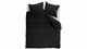 Dekbedovertrek Cotton Uni, black