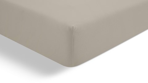 Hoeslaken Beter Bed Select Jersey, zand