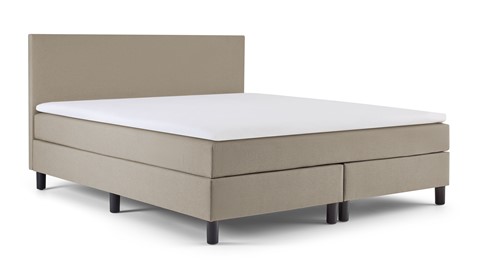 Box Owen Plus vlak met gestoffeerd matras, grey beige