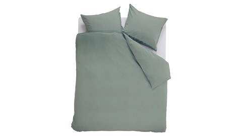 Dekbedovertrek Cotton Uni, green