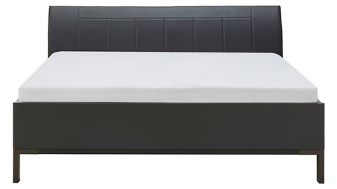 Bed Suite met rawsteel poten, grafiet/grafiet