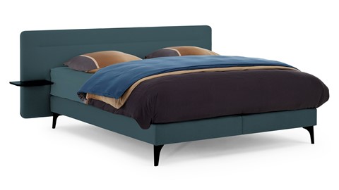 Boxspring Element Hallbar vlak met Balance matras, teal