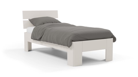 Bed Fresh met hoofdbord, wit