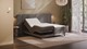 Elektrische boxspring Ridge, dark grey