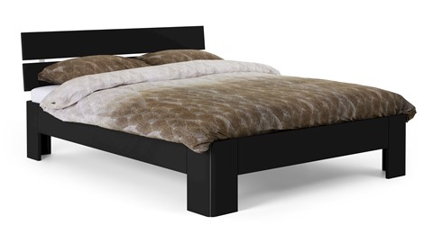 Bed Fresh 450 met hoofdbord, zwart