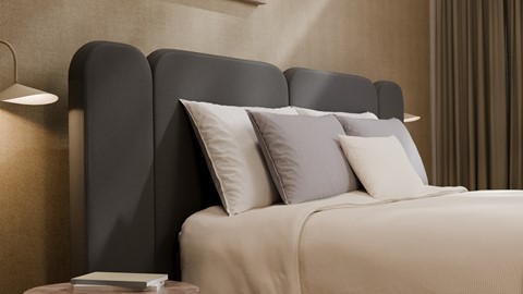 Elektrische boxspring Ridge, anthracite