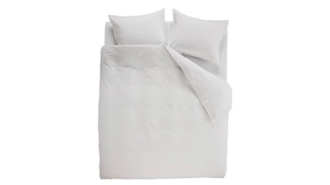 Dekbedovertrek Organic Basic, wit