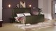 Bed Ruby velvet glow, dark green