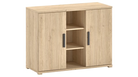 Commode Sam met 2 deuren, eik