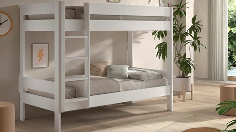Stapelbed Primo, wit