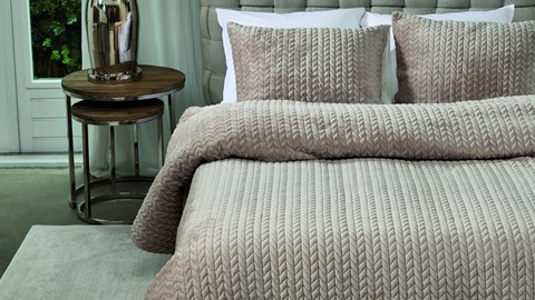 Dekbedovertrek Whisper Soft, taupe
