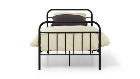 Bed Alex 1-persoons, zwart