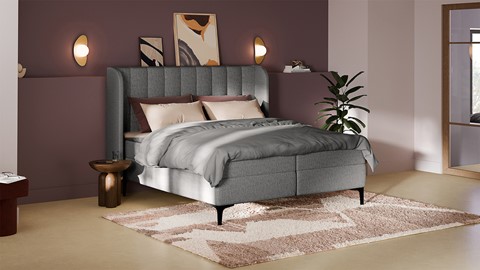 Boxspring Ivory - Pure touch, zinc