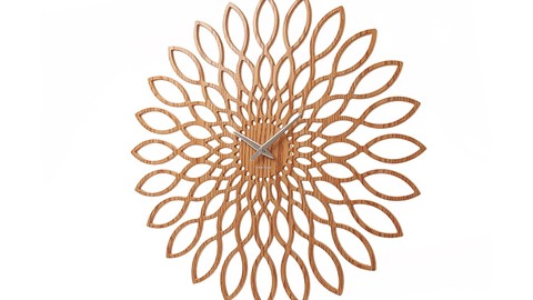 acc_present-time_wandklok_sunflower_bruin