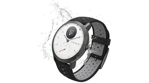 Smart horloge Steel HR Sport, wit