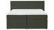 Opbergboxspring Pearl vlak met gestoffeerd matras, hunter