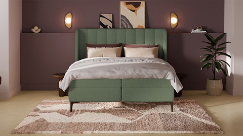 Boxspring Ivory - Pure touch, turtle