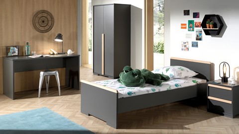 Bed Londen, antraciet