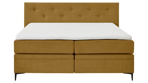 Opbergbox Citrine met gestoffeerd matras, ocre