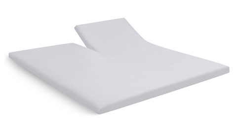 Lit Cododo Chevet Ouvert 40x80 White + Matras + Hoeslaken Housse Wit +  Laken Wit +