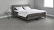 Box Nottingham met gestoffeerd matras, donkergrijs