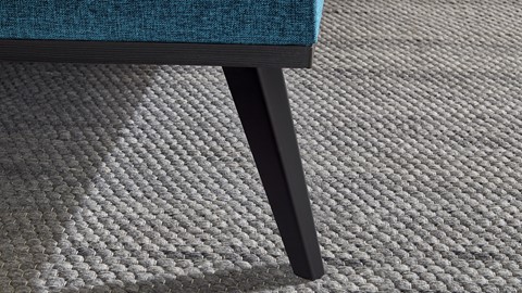 Boxspring Viggo vlak met gestoffeerd matras