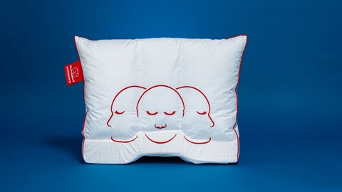 Neksteunkussen Silvana Support Rood inclusief Molton sloop, rood