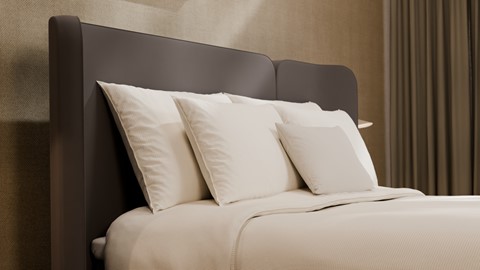 Boxspring Mesa, grey