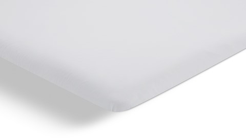 Hoeslaken topmatras Premium percale, wit