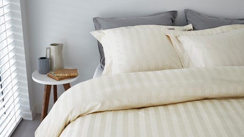 Dekbedovertrek Shine, ecru