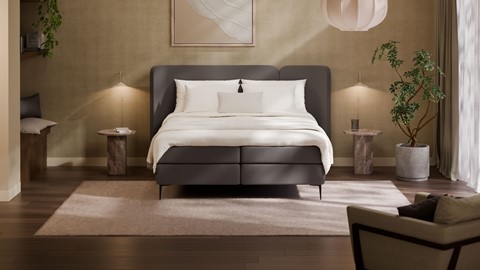 Boxspring Mesa, grey