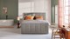 Boxspring Unik Varje verstelbaar met Vildar Royal matras, wood