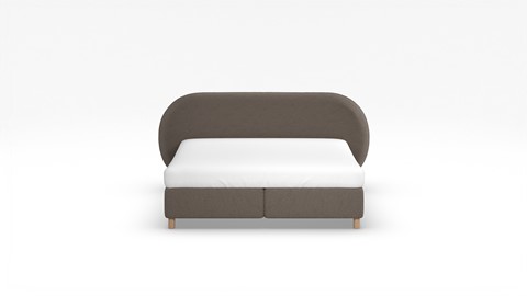 Boxspring Flow met Kårlsson Excellence matras, dark grey