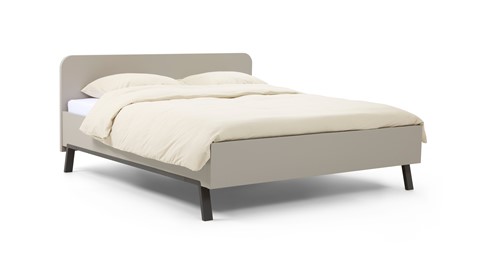 Bed Onyx, kiezelgrijs