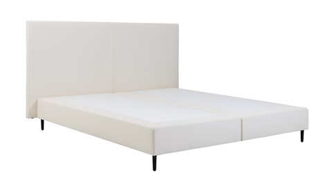 Boxspring Opal vlak zonder matras, ecru