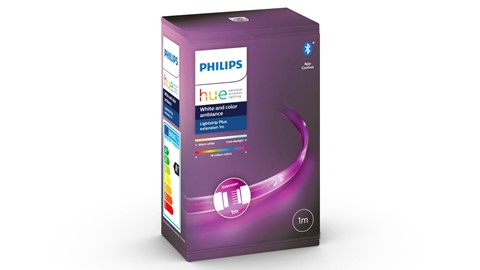 Rechtsaf papier Landelijk Verlichting Philips Hue Lightstrip Plus 1 meter | Beter Bed