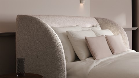 Bed Cove - Wool look, off white