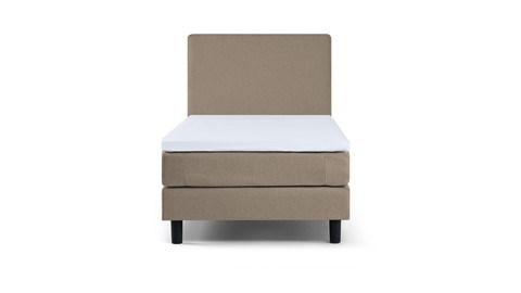 Box Ambra vlak met gestoffeerd matras, taupe