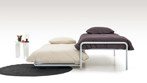 Bed met onderschuifbed Doppia