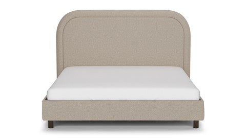 Bed Amber linen touch, beige