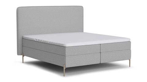 Boxspring Quartz - Linen touch, licht grey