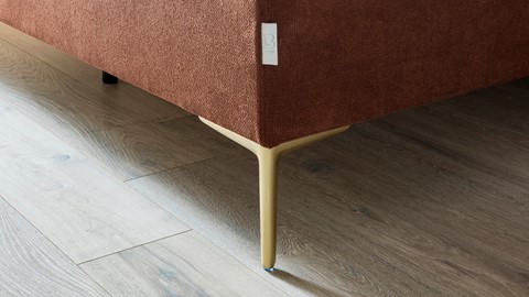 Opbergbox Ruby vlak met gestoffeerde matras, roze/bruin