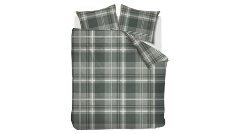 Dekbedovertrek Tartan Check, groen