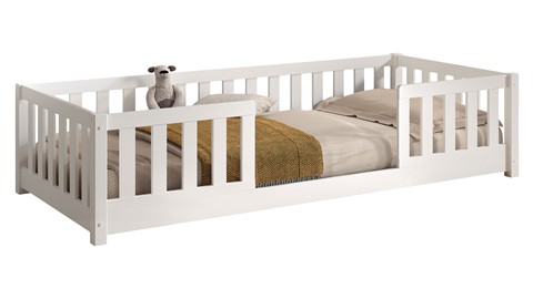 Kajuitbed Dallas met uitvalbeveiliging, wit