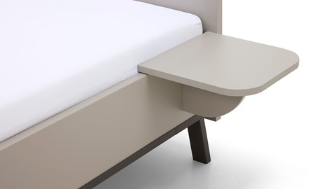 Set aanhangtafels Onyx, kiezelgrijs