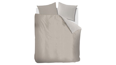 Dekbedovertrek Emery, taupe