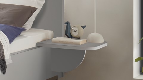 Aanhangtafel Onyx, kiezelgrijs